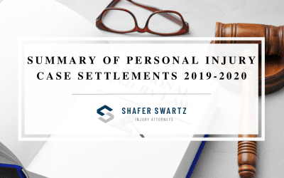 Summary of Personal Injury Case Settlements 2019-2020