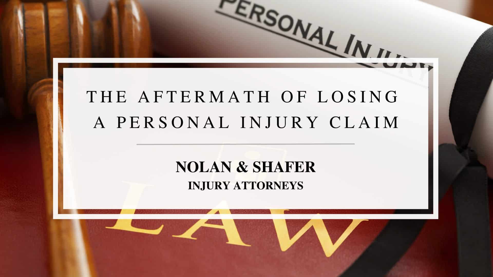 Featured image of losing a personal injury claim