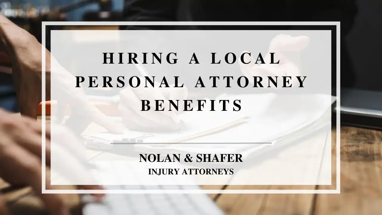 Featured image of hiring a local personal attorney benefits 