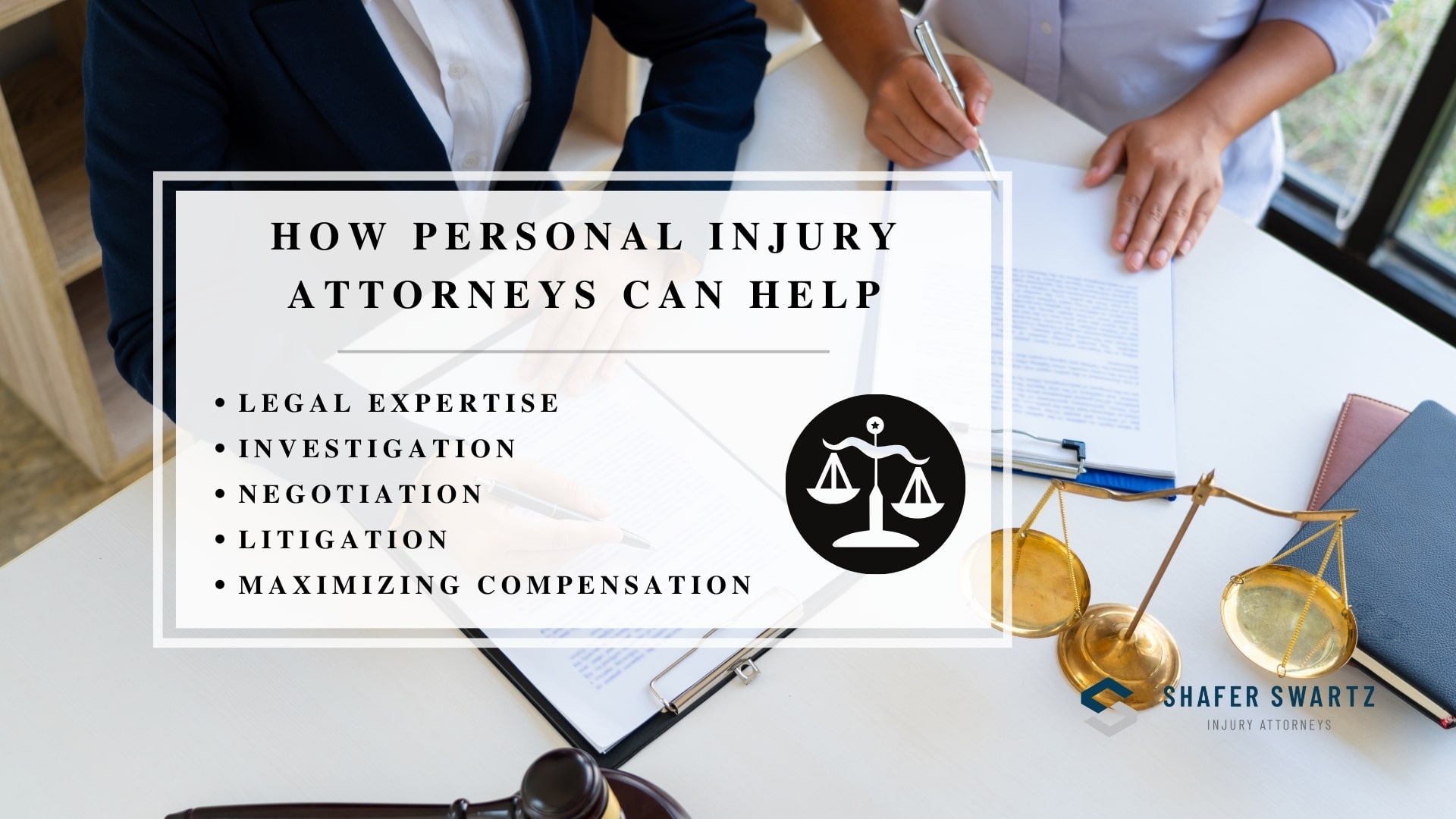 Infographic image of how personal injury attorneys can help