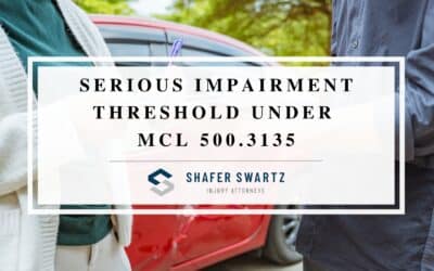 Understanding the Serious Impairment Threshold in Michigan Car Accident Law (MCL 500.3135)