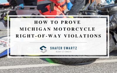 Motorcycle “Right of Way” Violations: Proving Fault in Michigan
